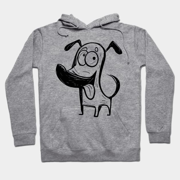 Funny Dog Hoodie by Calisi